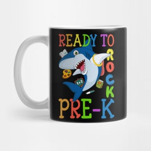 Dabbing Pre-K Shark Back To School Mug